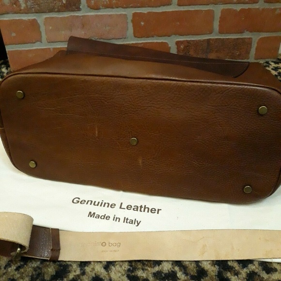 Anonimo Fiorentino Leather Computer Messenger Bag - Picture 6 of 6